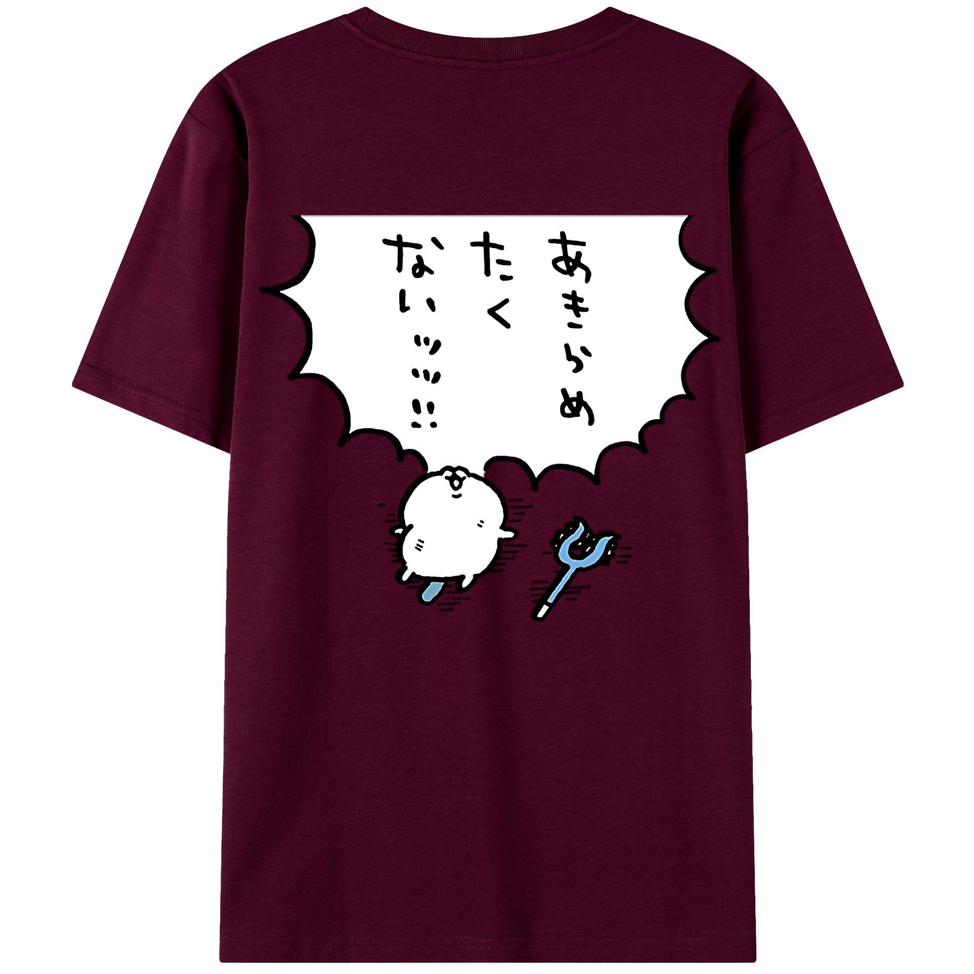 （画像用） ちいかわ ちいかわ Chii-kawa chiikawa レディース半袖Tシャツ(バックプリント)